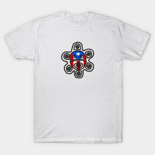 Sol Taino Symbol Puerto Rico Boricua Boriken Puerto Rican Flag T-Shirt